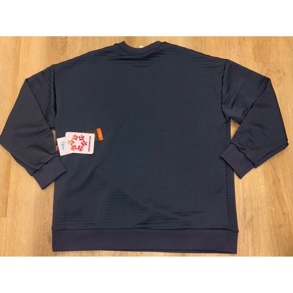 NWT Men's Obermeyer Explorer Tech Crewneck Sweatshirt - XL - Blue Nights - Picture 6 of 9
